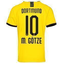 Load image into Gallery viewer, Götze 10 Borussia Dortmund Home Soccer Jersey 2019-20 – Yellow