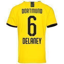 Load image into Gallery viewer, Delaney 6 Borussia Dortmund Home Soccer Jersey 2019-20 – Yellow
