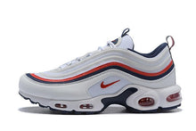 Load image into Gallery viewer, Nike Air Max 97 Plus Sneaker  Men's White Red Navy