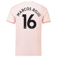 Load image into Gallery viewer, 16-Marcos Rojo Manchester United Away Soccer Jersey 2018-19 – Coral