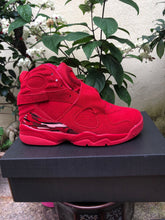 Load image into Gallery viewer, Nike Jordan 8 Engraved RED Men's Sneakers