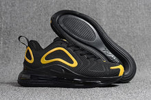 Load image into Gallery viewer, Nike Air Max 720 Sneakers Men's Black Yellow