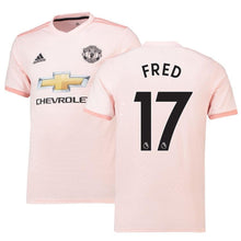 Load image into Gallery viewer, 17-Fred Manchester United Away Soccer Jersey 2018-19 – Coral