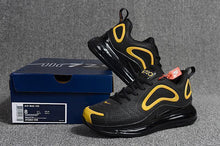 Load image into Gallery viewer, Nike Air Max 720 Sneakers Men's Black Yellow