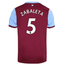 Load image into Gallery viewer, ZABALETA 5 West Ham Home Soccer Jersey 2019-20 Jersey