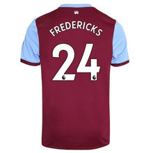 Load image into Gallery viewer, FREDERICKS 24 West Ham Home Soccer Jersey 2019-20 Jersey