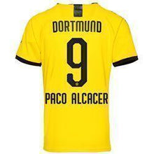 Load image into Gallery viewer, Paco Alcacer 9 Borussia Dortmund Home Soccer Jersey 2019-20 – Yellow