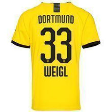 Load image into Gallery viewer, Weigl 33 Borussia Dortmund Home Soccer Jersey 2019-20 – Yellow