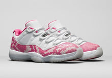 Load image into Gallery viewer, The Air Jordan Low  Pink Snake Skin 11s 2019