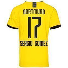 Load image into Gallery viewer, Sergio Gomez 17 Borussia Dortmund Home Soccer Jersey 2019-20 – Yellow