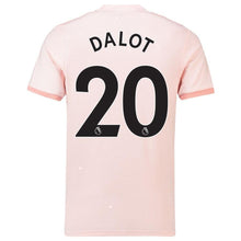 Load image into Gallery viewer, 20-Diogo Dalot Manchester United Away Soccer Jersey 2018-19 – Coral