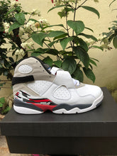 Load image into Gallery viewer, Nike Jordan 8 Engraved White Men's Sneakers