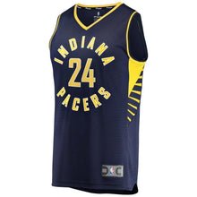 Load image into Gallery viewer, 24-Alize Johnson Indiana Pacers Jersey - Icon Edition - Navy