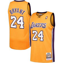 Load image into Gallery viewer, 24-Kobe Bryant Los Angeles Lakers  Hardwood Classics Jersey - Gold