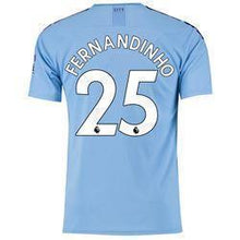 Load image into Gallery viewer, Fernandinho 25 Manchester City Home Soccer Jersey 2019-20