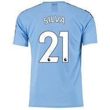 Load image into Gallery viewer, Silva 21 Manchester City Home Soccer Jersey 2019-20