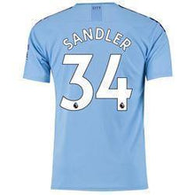 Load image into Gallery viewer, Sandler 34 Manchester City Home Soccer Jersey 2019-20