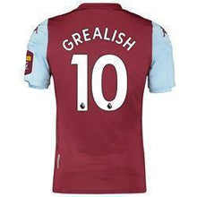 Load image into Gallery viewer, Aston Villa Grealish Home Soccer Jersey 2019-20 Jersey