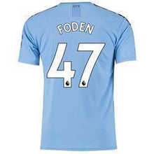 Load image into Gallery viewer, Foden 47  Manchester City Home Soccer Jersey 2019-20