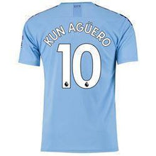 Load image into Gallery viewer, Aguero 10 Manchester City Home Soccer Jersey 2019-20