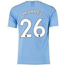 Load image into Gallery viewer, Mahrez 26 Manchester City Home Soccer Jersey 2019-20