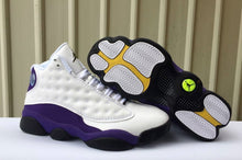 Load image into Gallery viewer, Nike Jordan 13 Lakers Color Matching White Purple