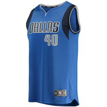 Load image into Gallery viewer, 40-Harrison Barnes Dallas Mavericks  Jersey Blue - Icon Edition