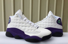 Load image into Gallery viewer, Nike Jordan 13 Lakers Color Matching White Purple