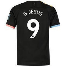 Load image into Gallery viewer, G.Jesus 9 Manchester City Away Soccer Jersey 2019-20