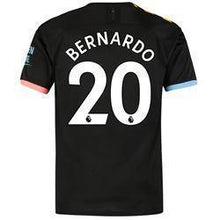 Load image into Gallery viewer, Bernardo 20 Manchester City Away Soccer Jersey 2019-20