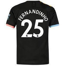 Load image into Gallery viewer, Fernandinho 25 Manchester City Away Soccer Jersey 2019-20