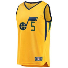 Load image into Gallery viewer, 5-David Stockton Utah Jazz  Player Jersey Gold - Statement Edition