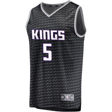 Load image into Gallery viewer, 5-De'Aaron Fox Sacramento Kings Jersey Black - Statement Edition