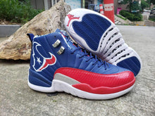 Load image into Gallery viewer, Nike Air Jordan 12 Men's Sneakers White Red Blue