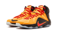 Load image into Gallery viewer, Nike Lebron XII LASER ORANGE/BRIGHT CRIMSON