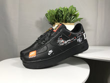 Load image into Gallery viewer, Nike Air Force 1 Low “Just Do It” Black