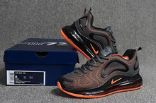 Load image into Gallery viewer, Nike Air Max 720 Sneakers Men's Black Organe