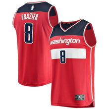 Load image into Gallery viewer, 8-Tim Frazier Washington Wizards  Team Color Player Jersey Red - Icon Edition