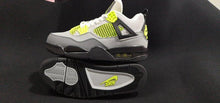 Load image into Gallery viewer, Nike Jordan 4th Generation Black Neon Men's Sneakers