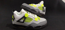 Load image into Gallery viewer, Nike Jordan 4th Generation Black Neon Men's Sneakers