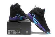 Load image into Gallery viewer, Nike Jordan 8 Men's Sneakers Black Purple