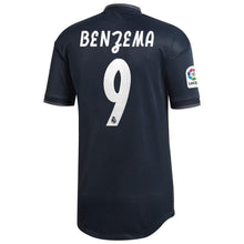 Load image into Gallery viewer, Real Madrid 9-Karim Benzema  Away Soccer Jersey 2018-19 – Gray