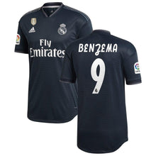 Load image into Gallery viewer, Real Madrid 9-Karim Benzema Away Soccer Jersey 2018-19 – Gray