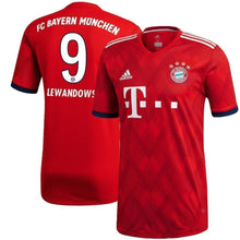 Load image into Gallery viewer, 9-Robert Lewandowski Bayern Munich Home Soccer Jersey 2018-19 – Red