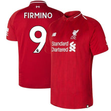 Load image into Gallery viewer, 9-Roberto Firmino Liverpool New Balance Home Soccer Jersey 2018-19 – Red