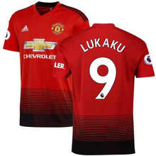 Load image into Gallery viewer, 9-Romelu Lukaku Manchester United Home Soccer Jersey 2018-19 – Red