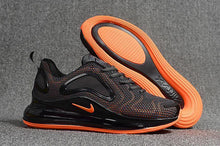 Load image into Gallery viewer, Nike Air Max 720 Sneakers Men's Black Organe