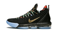 Load image into Gallery viewer, Nike Lebron XVI KC BLACK/METALLIC GOLD-ROSE FROST