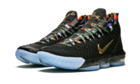 Load image into Gallery viewer, Nike Lebron XVI KC BLACK/METALLIC GOLD-ROSE FROST
