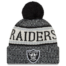 Load image into Gallery viewer, Oakland Raiders New Era 2019 Knit Hat – Black